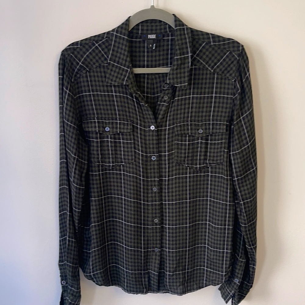 Paige button down blouse S